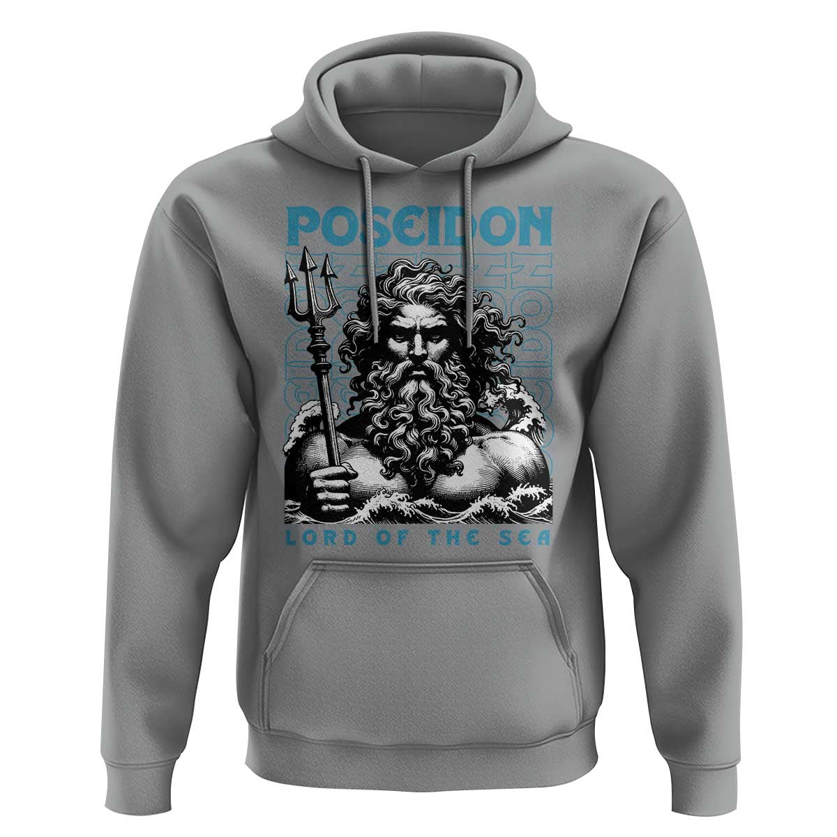 Greek Mythology Poseidon Hoodie Lord Of The Sea Trident