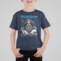 Greek Mythology Poseidon T Shirt For Kid Lord Of The Sea Trident
