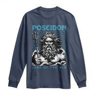 Greek Mythology Poseidon Long Sleeve Shirt Lord Of The Sea Trident
