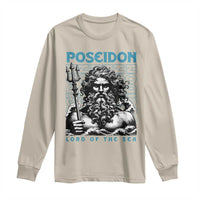 Greek Mythology Poseidon Long Sleeve Shirt Lord Of The Sea Trident