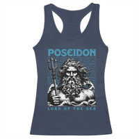 Greek Mythology Poseidon Racerback Tank Top Lord Of The Sea Trident