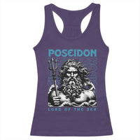 Greek Mythology Poseidon Racerback Tank Top Lord Of The Sea Trident