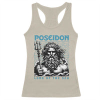 Greek Mythology Poseidon Racerback Tank Top Lord Of The Sea Trident