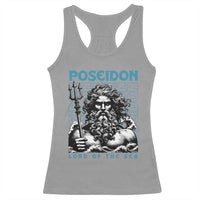 Greek Mythology Poseidon Racerback Tank Top Lord Of The Sea Trident