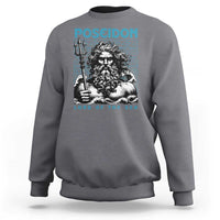 Greek Mythology Poseidon Sweatshirt Lord Of The Sea Trident