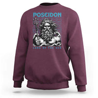 Greek Mythology Poseidon Sweatshirt Lord Of The Sea Trident