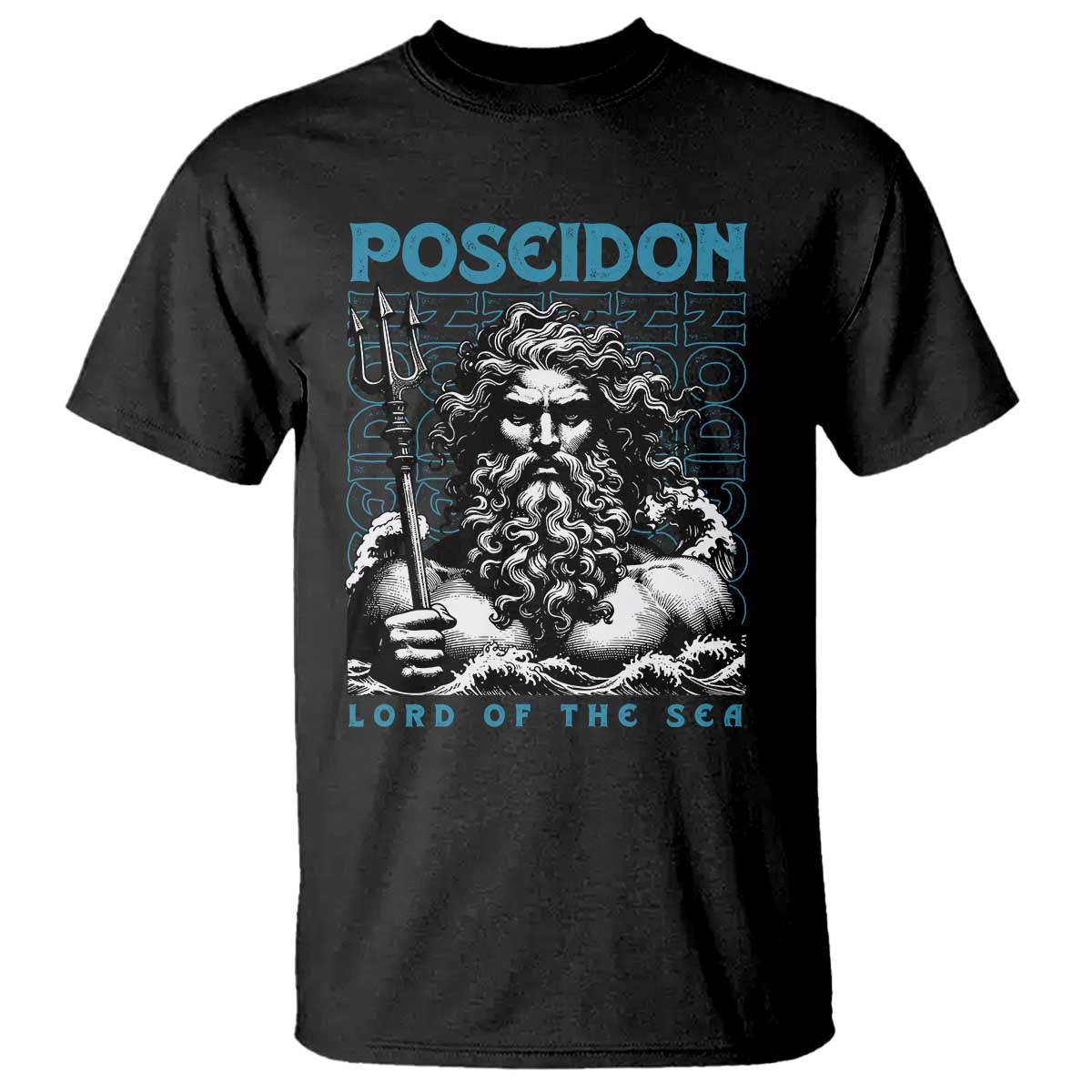 Greek Mythology Poseidon T Shirt Lord Of The Sea Trident