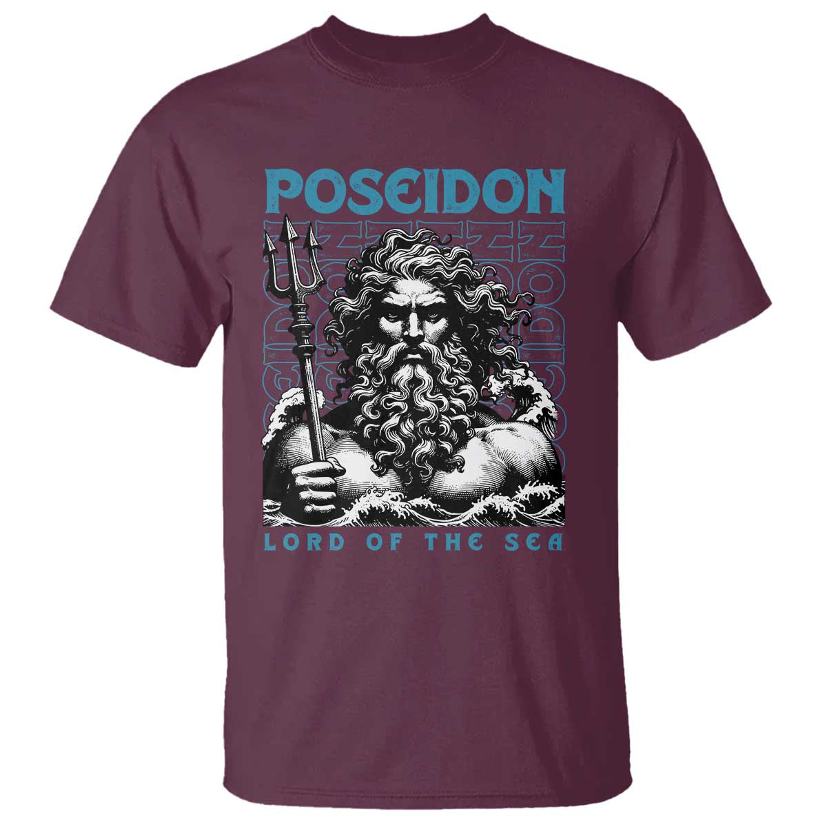 Greek Mythology Poseidon T Shirt Lord Of The Sea Trident