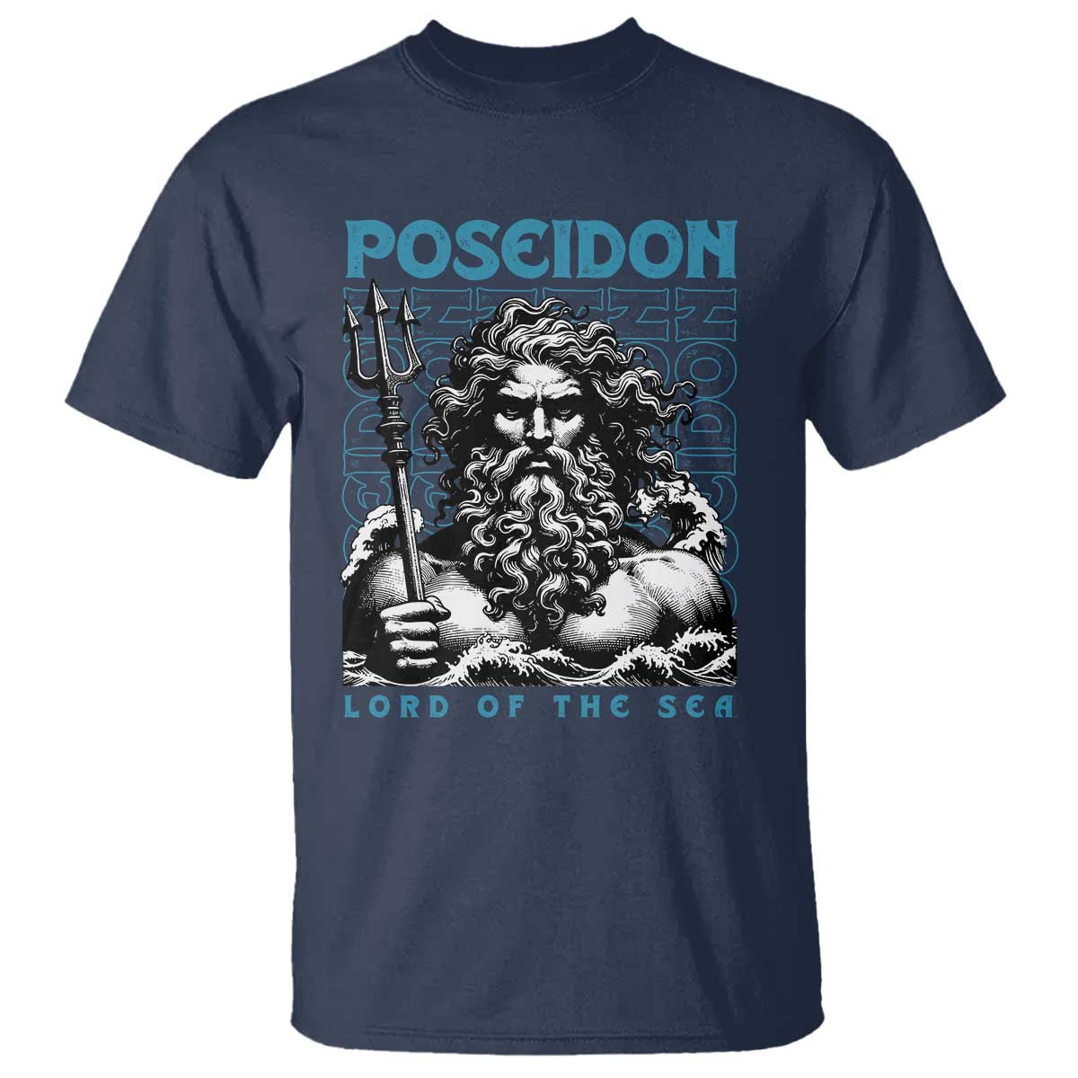Greek Mythology Poseidon T Shirt Lord Of The Sea Trident
