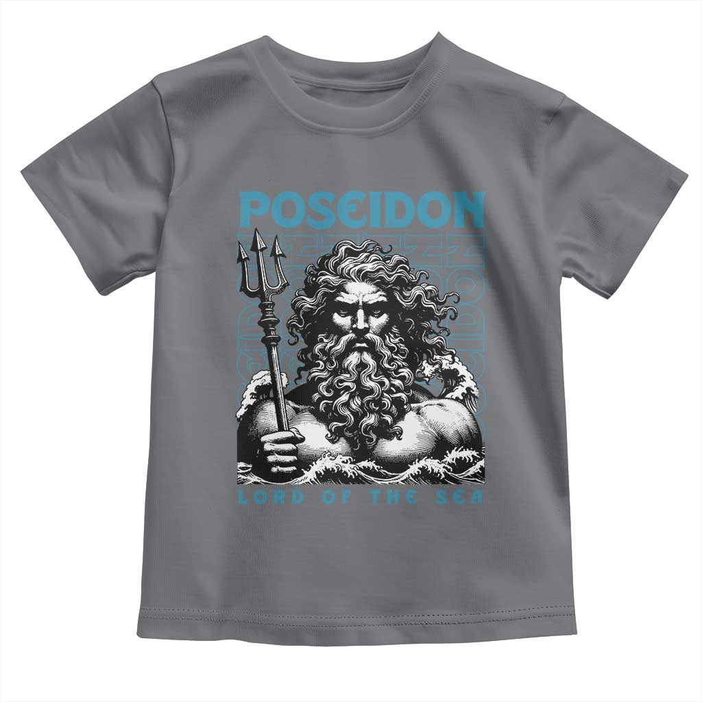 Greek Mythology Poseidon Toddler T Shirt Lord Of The Sea Trident