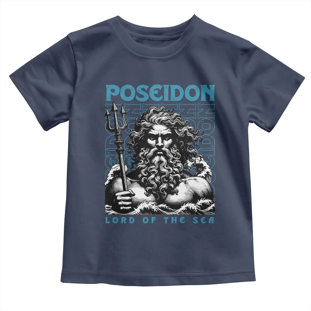 Greek Mythology Poseidon Toddler T Shirt Lord Of The Sea Trident
