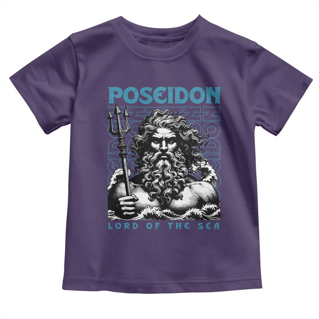 Greek Mythology Poseidon Toddler T Shirt Lord Of The Sea Trident