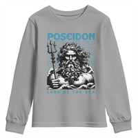 Greek Mythology Poseidon Youth Sweatshirt Lord Of The Sea Trident