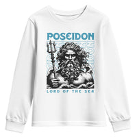 Greek Mythology Poseidon Youth Sweatshirt Lord Of The Sea Trident