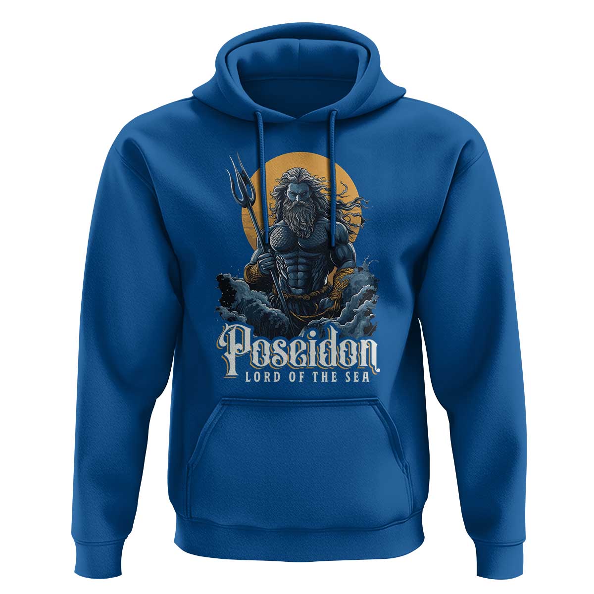 Ancient Greek Mythology Poseidon Hoodie Lord Of The Sea Trident
