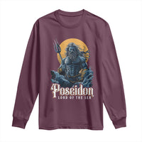 Ancient Greek Mythology Poseidon Long Sleeve Shirt Lord Of The Sea Trident