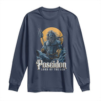 Ancient Greek Mythology Poseidon Long Sleeve Shirt Lord Of The Sea Trident