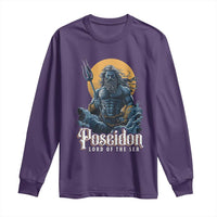 Ancient Greek Mythology Poseidon Long Sleeve Shirt Lord Of The Sea Trident