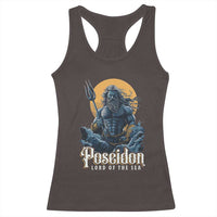 Ancient Greek Mythology Poseidon Racerback Tank Top Lord Of The Sea Trident
