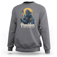 Ancient Greek Mythology Poseidon Sweatshirt Lord Of The Sea Trident