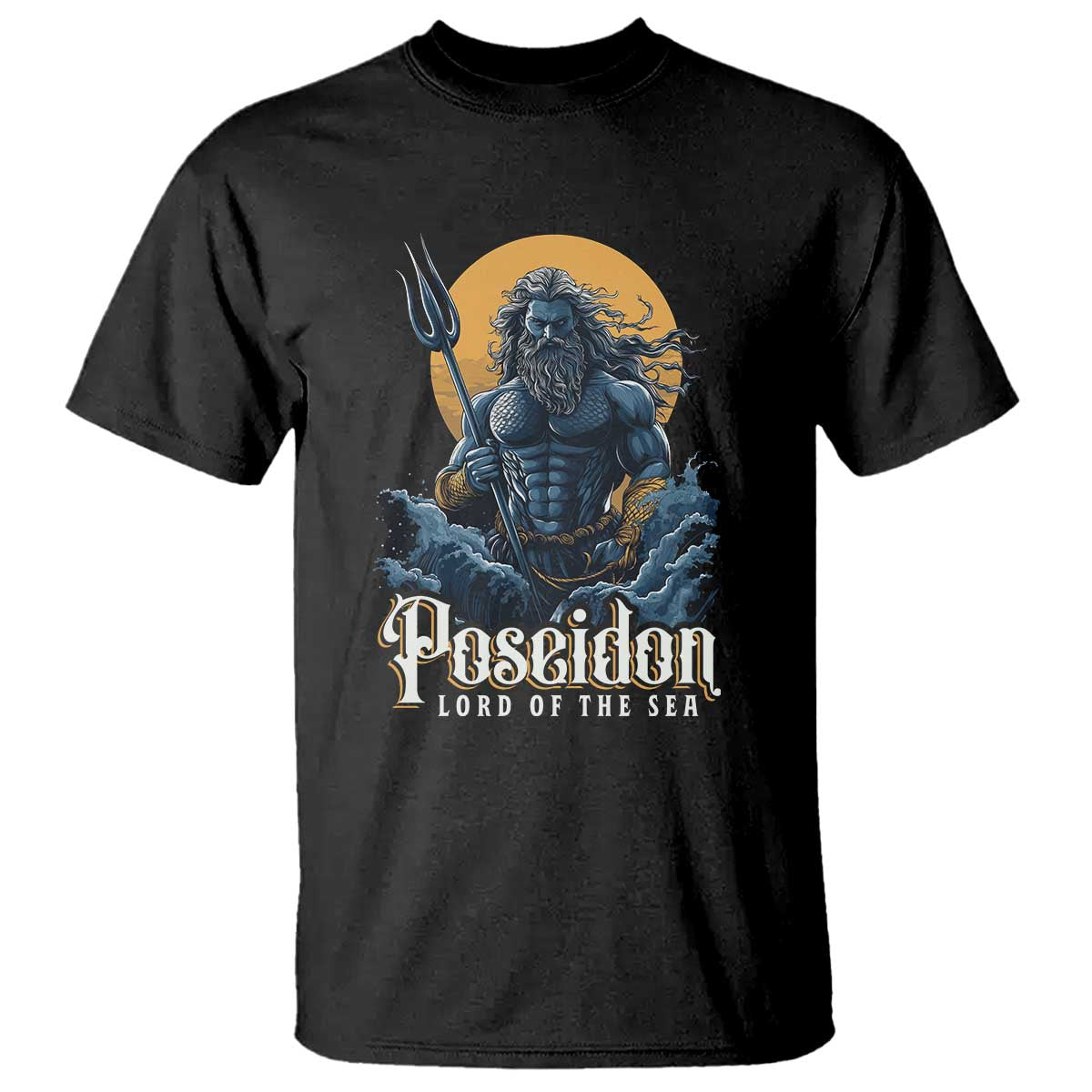 Ancient Greek Mythology Poseidon T Shirt Lord Of The Sea Trident