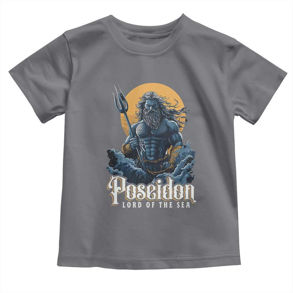 Ancient Greek Mythology Poseidon Toddler T Shirt Lord Of The Sea Trident