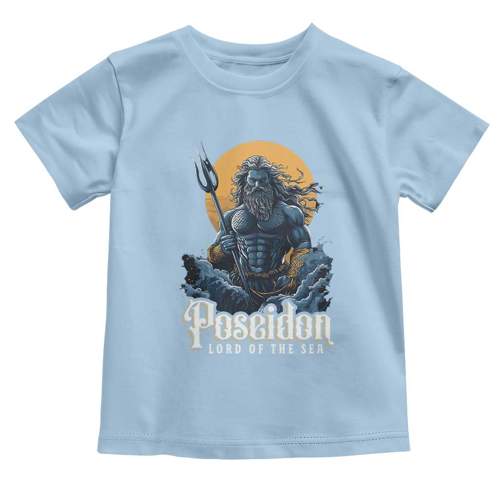 Ancient Greek Mythology Poseidon Toddler T Shirt Lord Of The Sea Trident