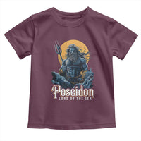 Ancient Greek Mythology Poseidon Toddler T Shirt Lord Of The Sea Trident