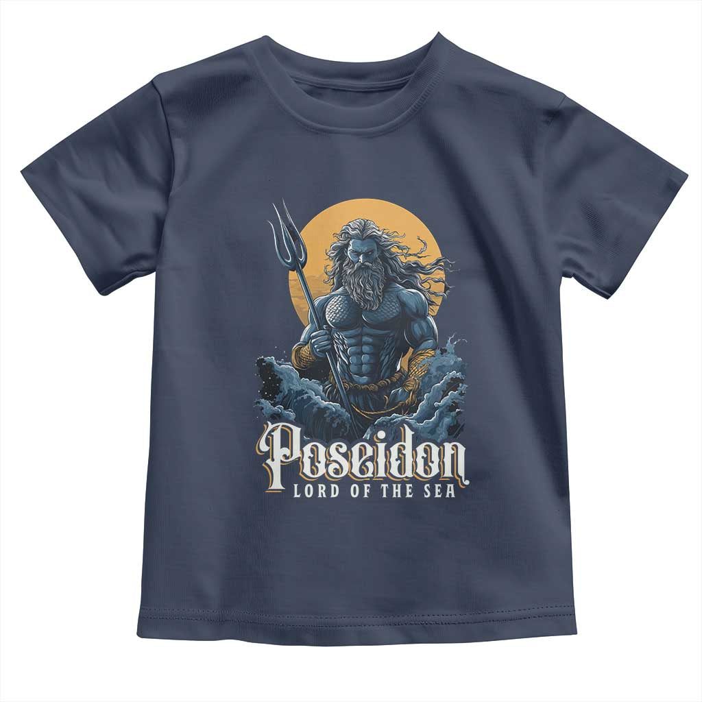 Ancient Greek Mythology Poseidon Toddler T Shirt Lord Of The Sea Trident