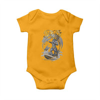 Greek Mythology Poseidon Baby Onesie The King Triton Mermaid Dad