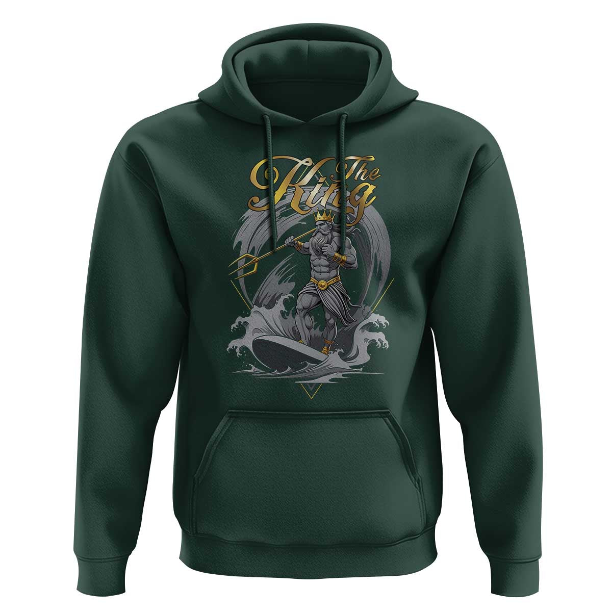 Greek Mythology Poseidon Hoodie The King Triton Mermaid Dad