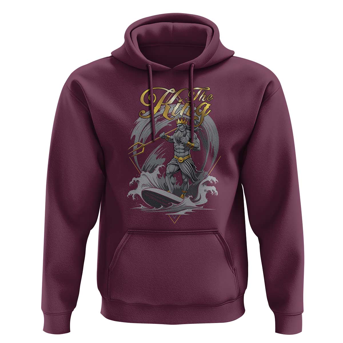 Greek Mythology Poseidon Hoodie The King Triton Mermaid Dad