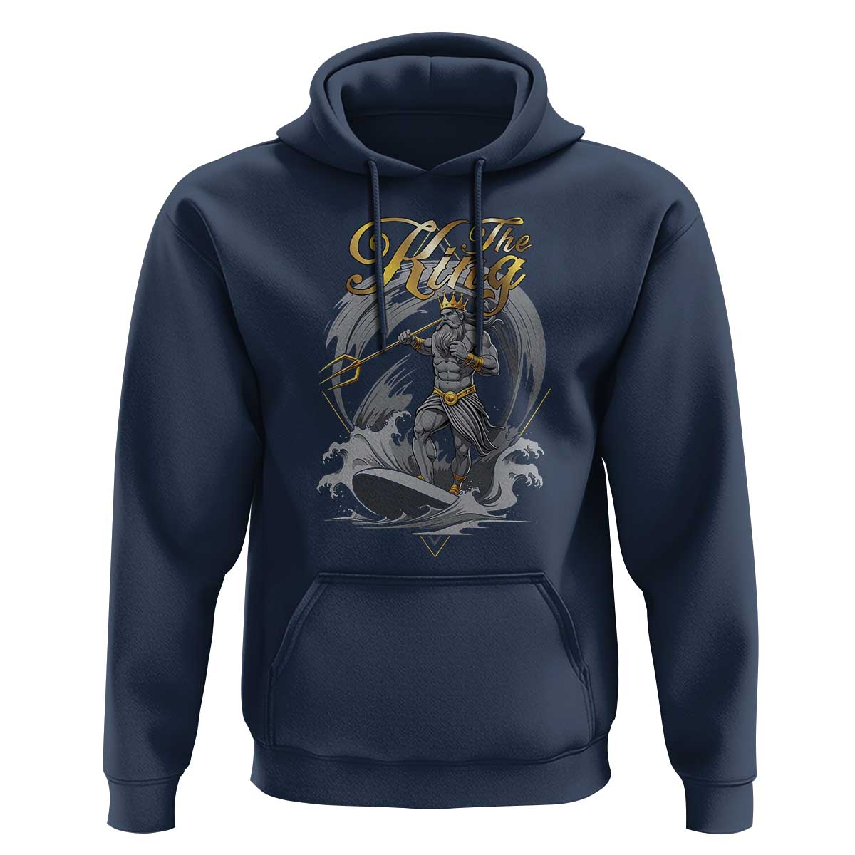 Greek Mythology Poseidon Hoodie The King Triton Mermaid Dad