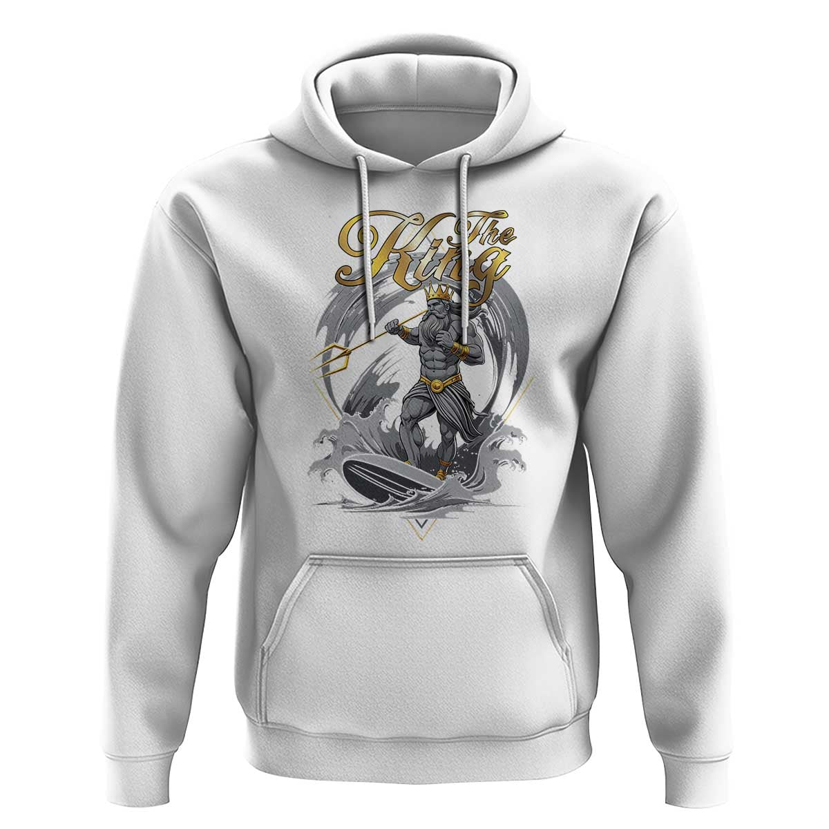 Greek Mythology Poseidon Hoodie The King Triton Mermaid Dad