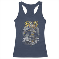 Greek Mythology Poseidon Racerback Tank Top The King Triton Mermaid Dad