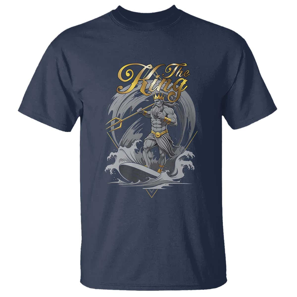 Greek Mythology Poseidon T Shirt The King Triton Mermaid Dad