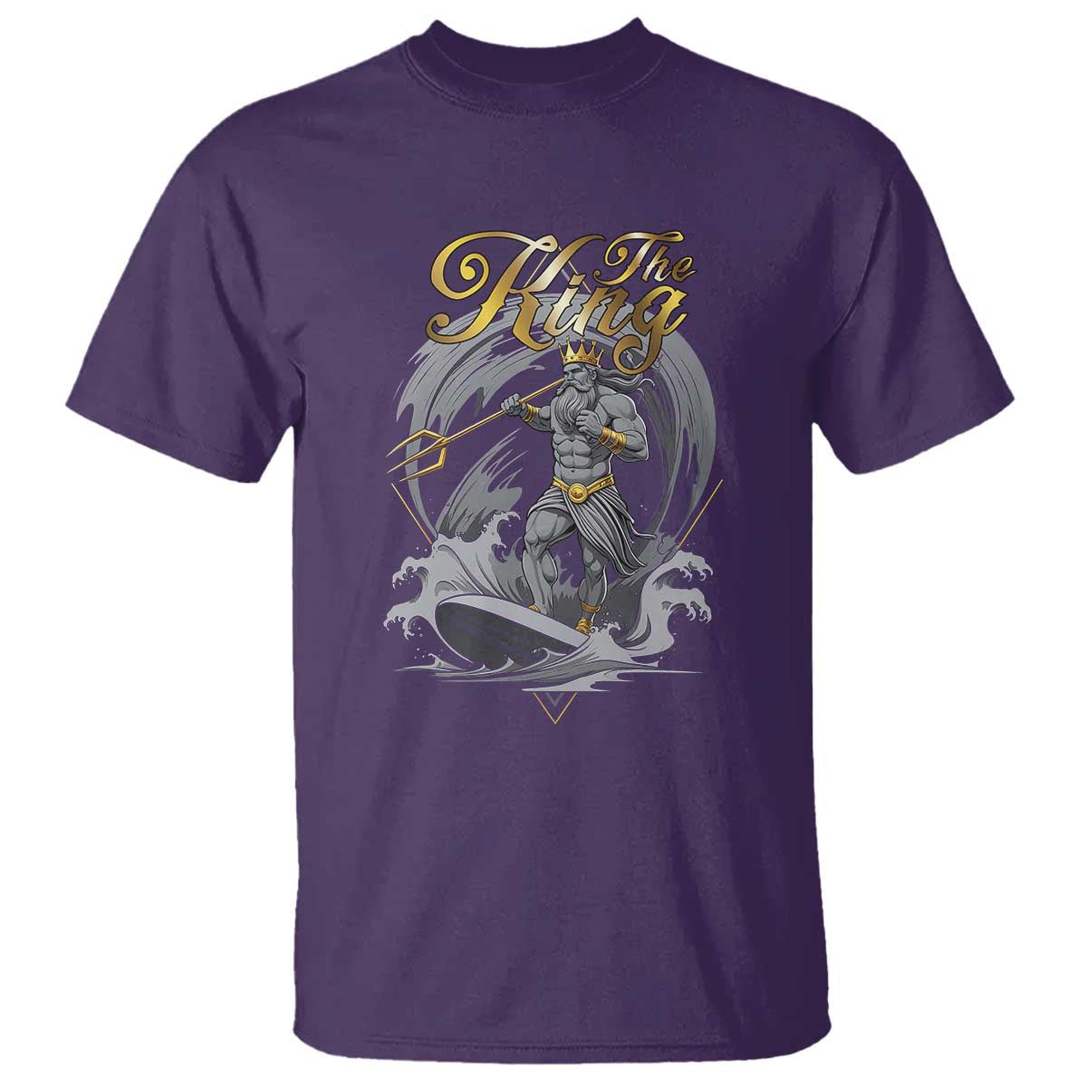 Greek Mythology Poseidon T Shirt The King Triton Mermaid Dad