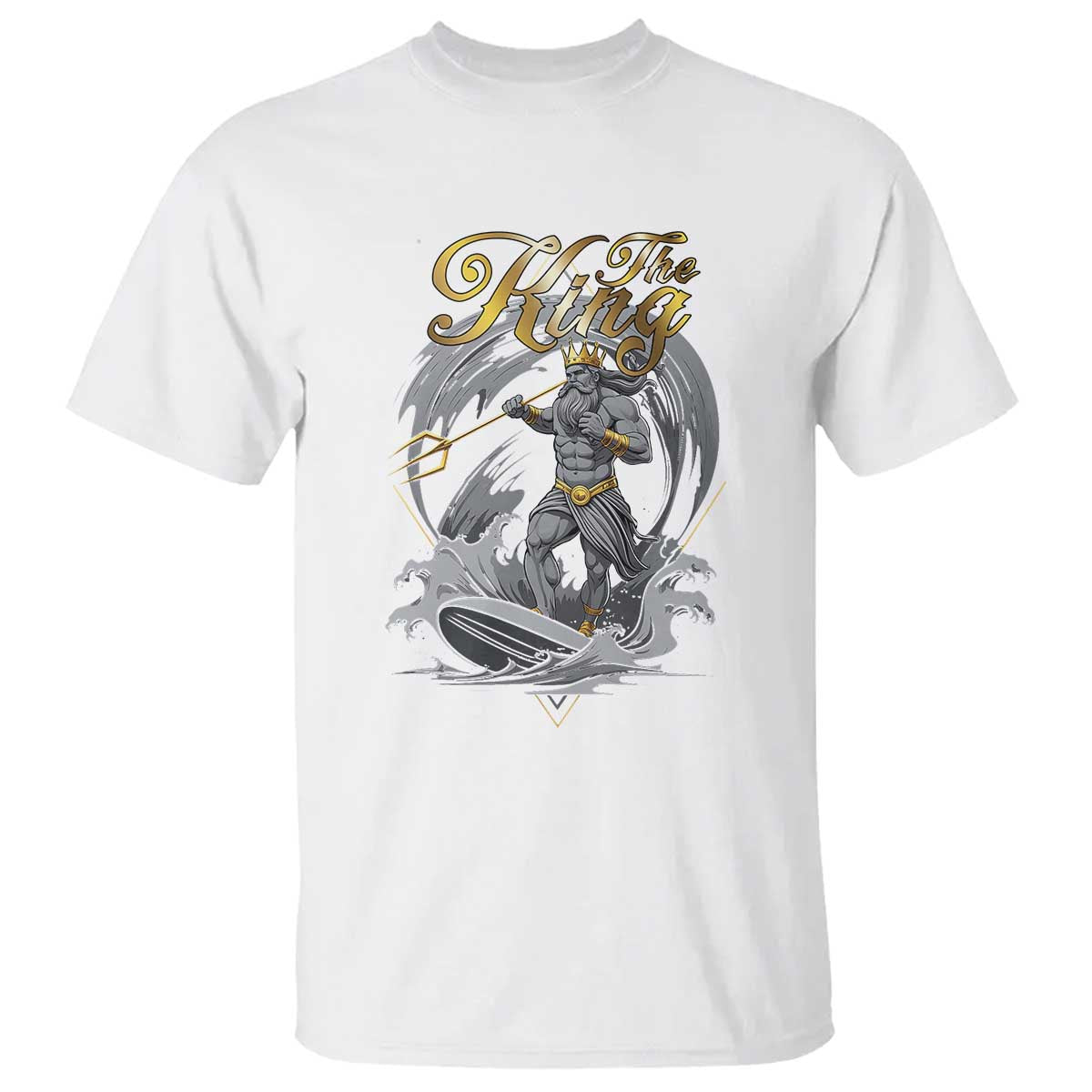 Greek Mythology Poseidon T Shirt The King Triton Mermaid Dad