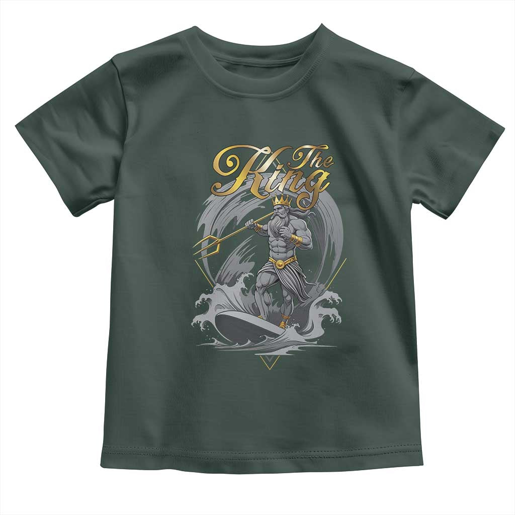 Greek Mythology Poseidon Toddler T Shirt The King Triton Mermaid Dad