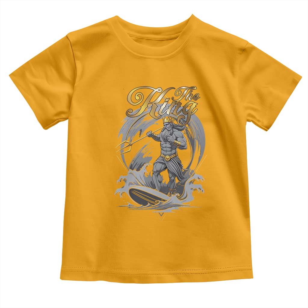 Greek Mythology Poseidon Toddler T Shirt The King Triton Mermaid Dad