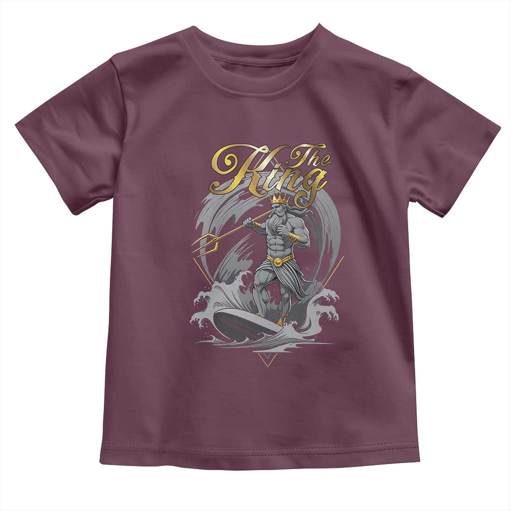 Greek Mythology Poseidon Toddler T Shirt The King Triton Mermaid Dad