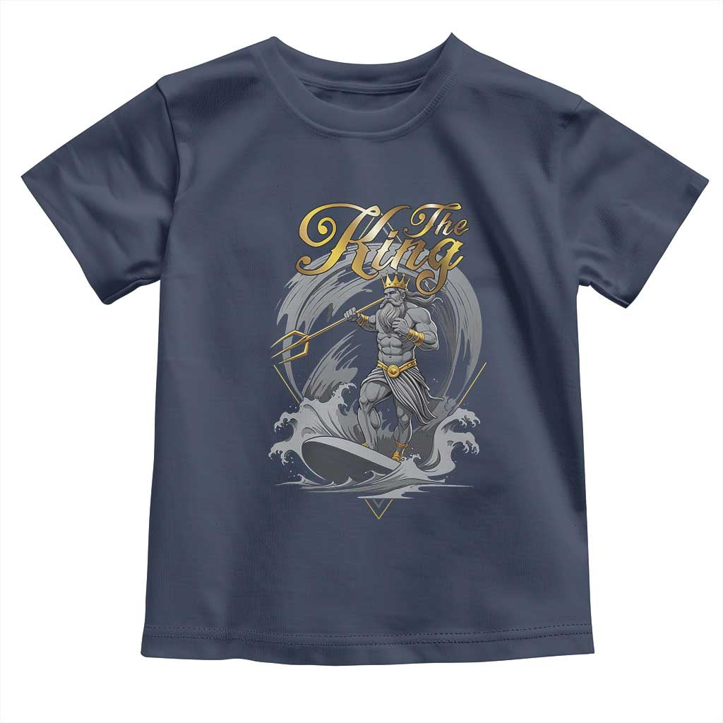 Greek Mythology Poseidon Toddler T Shirt The King Triton Mermaid Dad