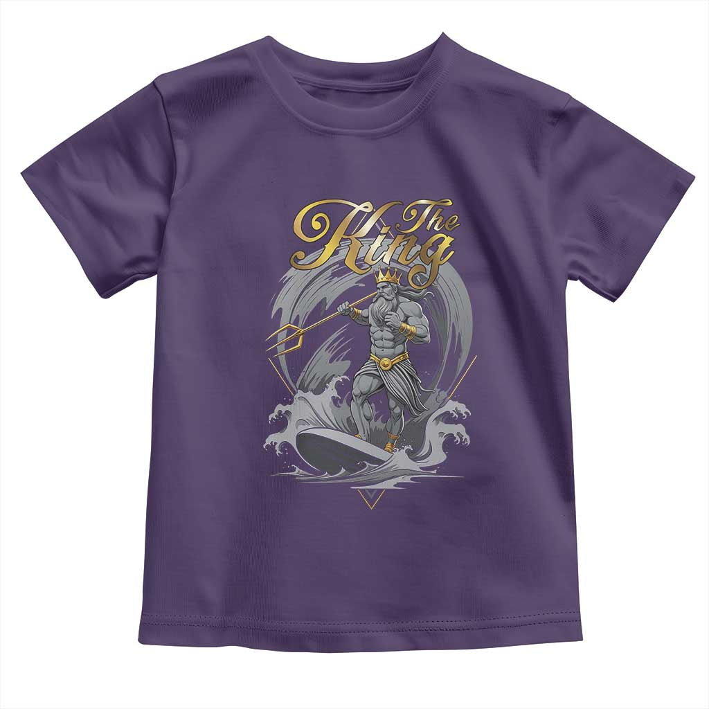Greek Mythology Poseidon Toddler T Shirt The King Triton Mermaid Dad