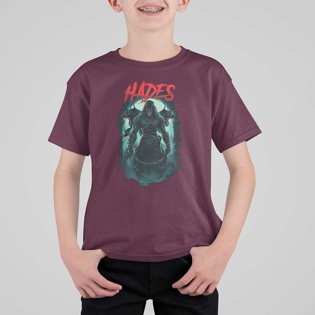 Greek Mythology Hades T Shirt For Kid God Of The Underworld Cerberus