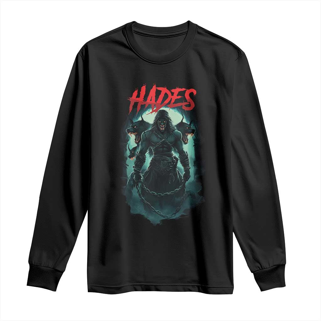 Greek Mythology Hades Long Sleeve Shirt God Of The Underworld Cerberus