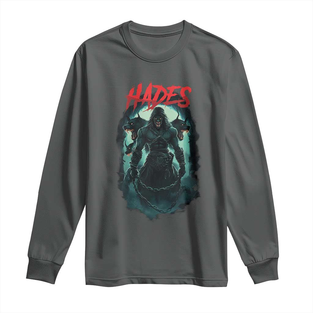 Greek Mythology Hades Long Sleeve Shirt God Of The Underworld Cerberus