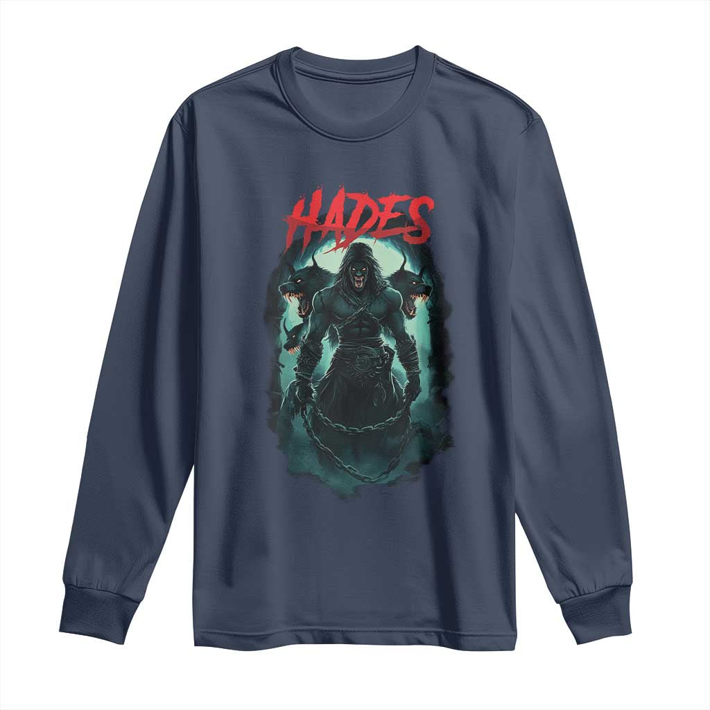 Greek Mythology Hades Long Sleeve Shirt God Of The Underworld Cerberus