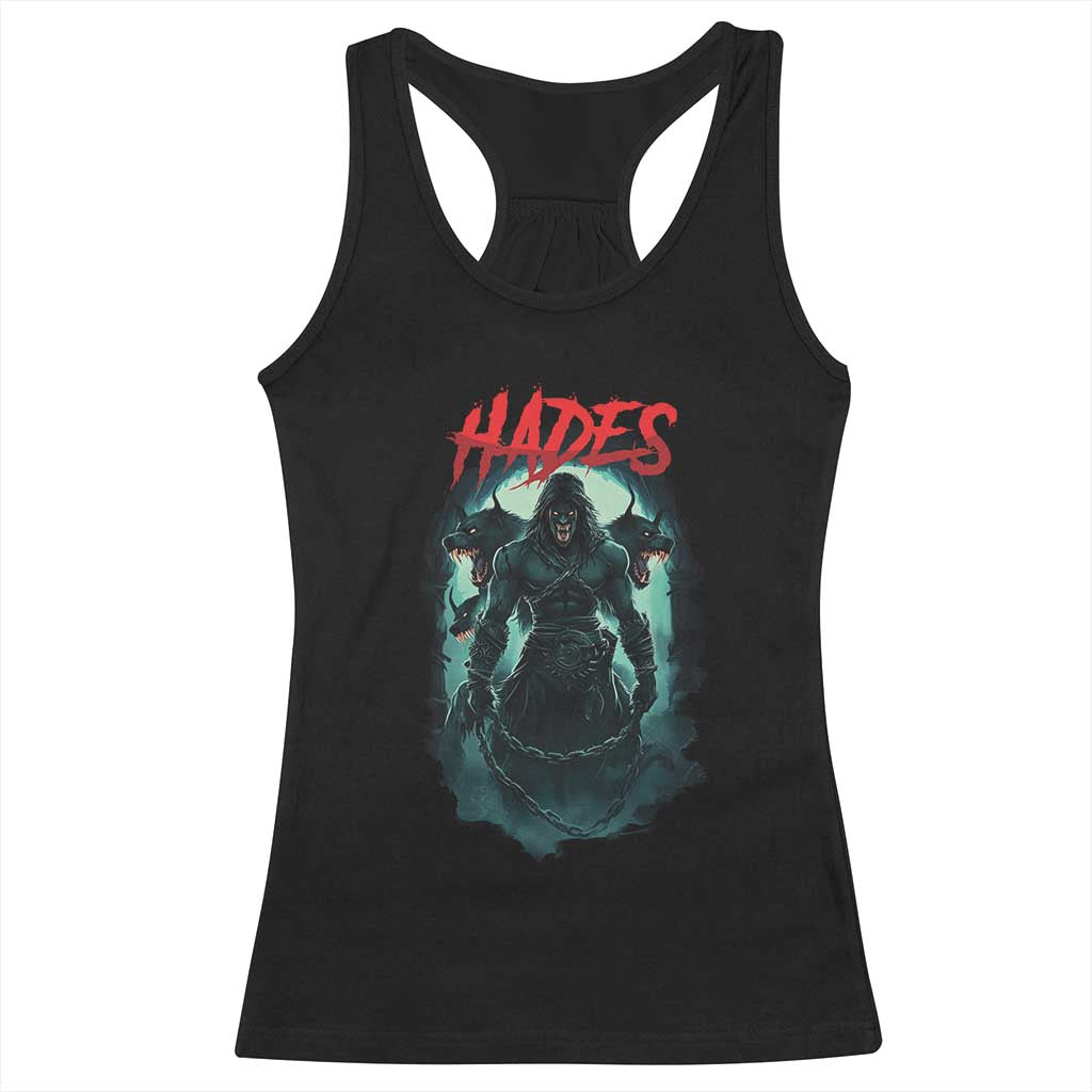 Greek Mythology Hades Racerback Tank Top God Of The Underworld Cerberus