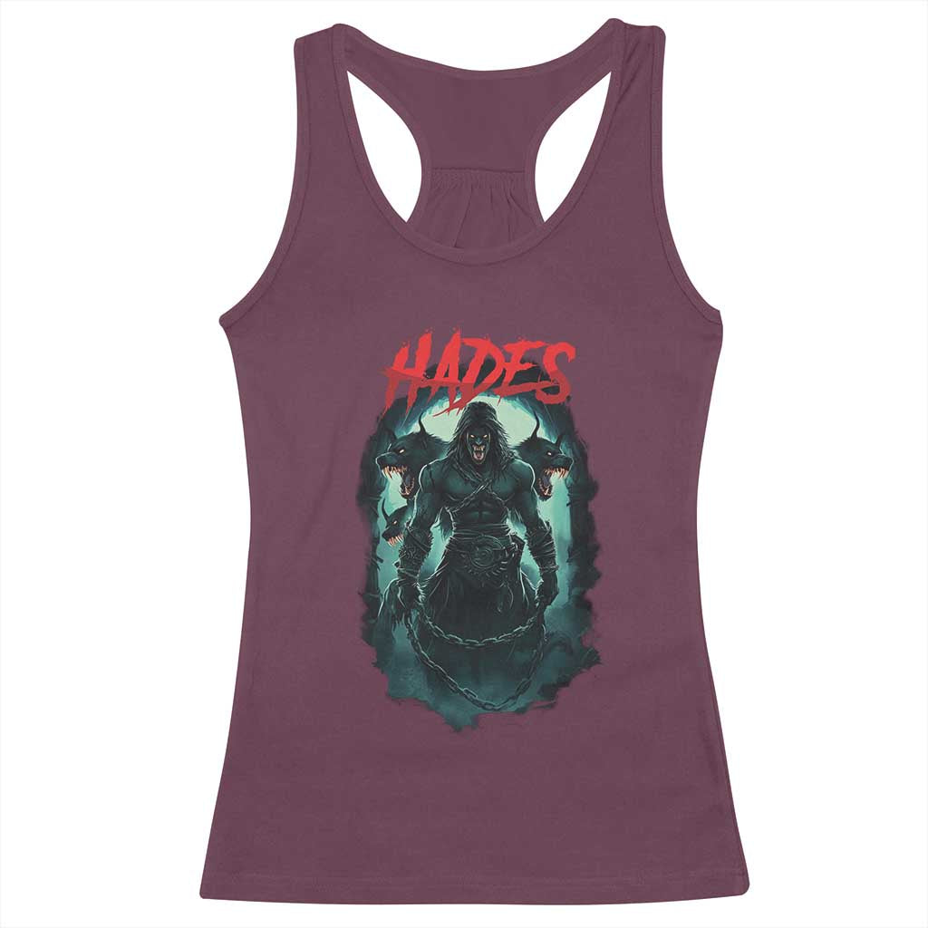 Greek Mythology Hades Racerback Tank Top God Of The Underworld Cerberus