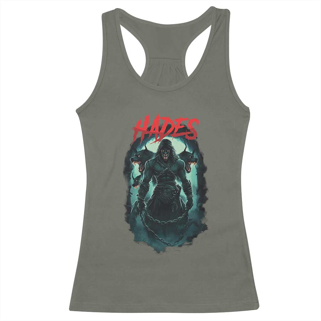 Greek Mythology Hades Racerback Tank Top God Of The Underworld Cerberus